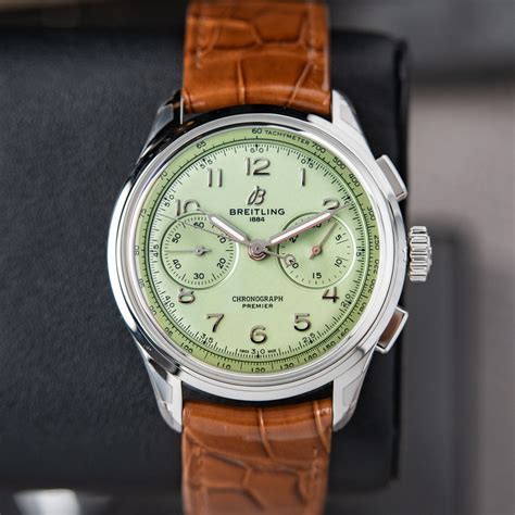 breitling pistachio|breitling pistachio chronograph.